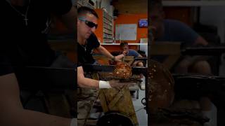 Glassblowing Bubbles glassblowing glass bubble art shorts glassart artist [upl. by Attiuqehs]