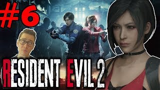 RESIDENT EVIL 2 REMAKE  Asian girl gets smacked by big Tyrant  Part 6 [upl. by Adekan994]