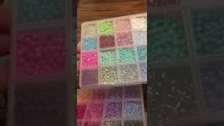 unboxing my seed beads commissions are about to go WILD [upl. by Naloc]