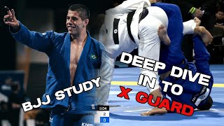 BJJ Guard Study  Gi X guard  Tainan Dalpra [upl. by Sidalg500]