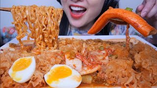 SPICY NOODLES ASMR EATING SOUNDS NO TALKING  SASASMR [upl. by Oneladgam961]