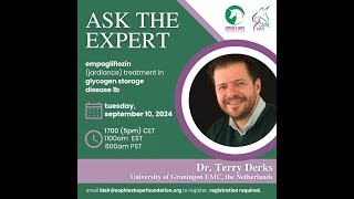 GSD1b  Ask the Expert Webinar 1  Empagliflozin Treatment by Dr Derks  91024 [upl. by Gregrory]