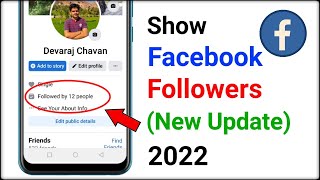 how to show followers on facebook 2022  facebook follower option  facebook followers settings [upl. by Nahttam]