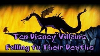 My Top 10 Favorite Disney Villain Deaths [upl. by Ahcsatan]