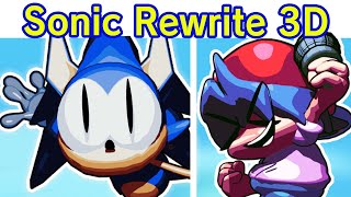 Friday Night Funkin Rewrite SonicEXE Reanimated  Falter Alters Prime Retake FNF Mod Sonic 3d [upl. by Gawlas]