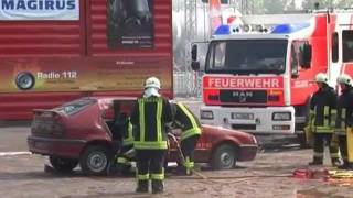 Interschutz 2010 Vorführung Berufsfeuerwehr Leipzig  Packexe [upl. by Arot248]