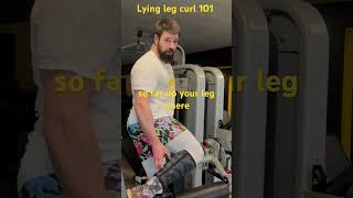 Hamstrings lying leg curl 101 ￼ [upl. by Linneman757]