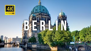 Berlin Germany 🇩🇪 in 4K Ultra HD  Drone Video [upl. by Anierdna]