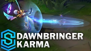 Dawnbringer Karma Skin Spotlight  PreRelease  League of Legends [upl. by Seumas]