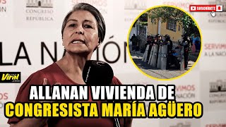 Por caso mocha sueldo la Fiscalía allana la vivienda y las oficinas de María Agüero [upl. by Ellenod]