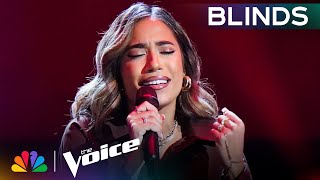 Kiara Vega Channels Her Latin Roots Covering quotAmor Eternoquot  The Voice Blind Auditions  NBC [upl. by Akimak]