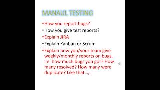 Infosys RealTime Manual Testing Interview Questions for exp 1 to 3 yrs manualtestingShorts 3 [upl. by Annayat519]