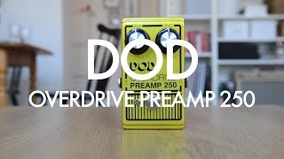 DOD Overdrive Preamp 250 demo [upl. by Map]