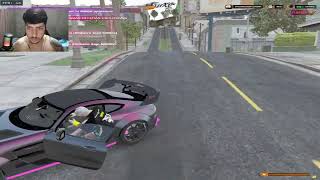 ROUBEI UM CARRO TOP NO GTA RP CIDADE DA FLUXO FIVEM CORTES DA LIVE [upl. by Barimah]