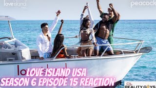 Liv Aint Playin  Love Island USA Season 6 Episode 15 Reaction LoveIslandUSA LoveIsland [upl. by Ahsitan]