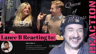 Lance B Reacting to  OurQueerLife  Documentary with Queen of Melrose QUEENOFMELROSEReaction [upl. by Natrav]