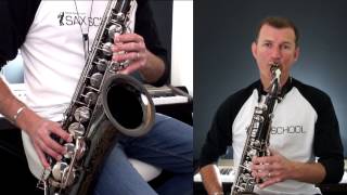 Getting started with Saxophone Overtones  Saxophone lesson from Sax School How to play saxophone [upl. by Ardyce828]