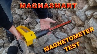 MAGNASMART magnetometer  army rifle depth test with 30 cm probe [upl. by Egedan705]