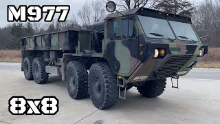 My first ever M977 Hemtt 8x8 military truck checkout and test drive detriot8v92 [upl. by Ringler]