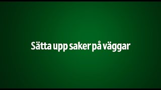 Snickeri for Dummies Hur man sätter upp en tavla på väggen [upl. by Aedrahs257]