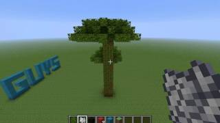 Minecraft  Make Huge Trees  Jungle Saplings [upl. by Odraode]