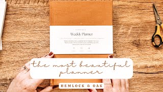 The Most Beautiful Planner • Hemlock amp Oak [upl. by Ydissak]