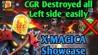 Cosmic Ghost Rider Destroyed left side path easily XMagica showcase MCOC [upl. by Enaerb]