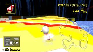 Mario Kart Wii CTGP Classic  Yoshi Lagoon Staff Ghost  301840 [upl. by Zicarelli507]