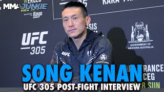 Song Kenan Thought it Was Mean to Punch Ricky Glenns Nasty Hematoma  UFC 305 [upl. by Yenaffit]