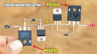 Top 3 Popular High Power Constant Voltage Regulator Circuit [upl. by Yevi]