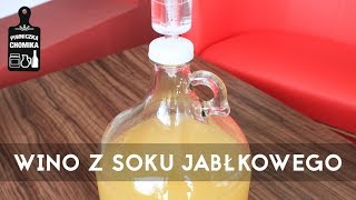 Jak zrobić 145 Wino z tłoczonego soku jabłkowego l Piwniczka Chomika [upl. by Ajtak884]