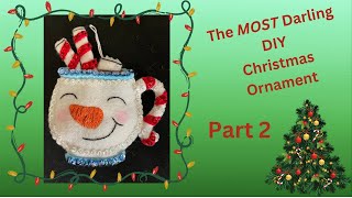 DIY Christmas Decor Bucilla Felt Ornaments Kit quotCozy Christmasquot The Cutest Ornaments Part 2 [upl. by Kotz684]