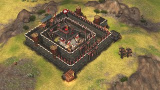 Stronghold Warlords  1v1 Multiplayer Gameplay [upl. by Nytsrik]