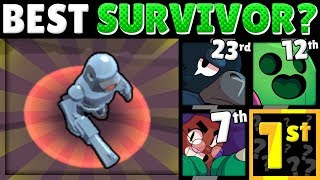 Brawl Stars Olympics  The SURVIVAL Test  Which Brawler Survives the BEST [upl. by Nlycaj]