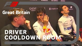 F3 Cooldown Room  2024 British Grand Prix [upl. by Drain]