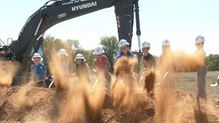 Denison ISD breaks ground on newest campus [upl. by Ahsiliw]