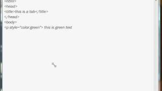 basic HTML example [upl. by Itram]