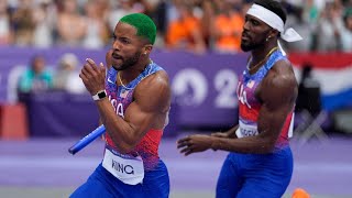 2024 Paris Olympics Who won the mens 4x100m relay final [upl. by Llovera]