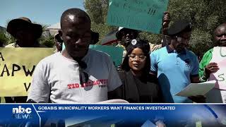 Gobabis Municipality workers protest over maladministration unfair labour practices  nbc [upl. by Atilemrac]