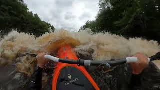 Kayaking Cooks Falls LaHave River Nova Scotia Canada  32m on River Gauge [upl. by Bertie]