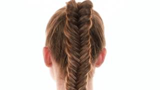 How to Do a Fishtail Braid  How To Hair  Real Simple [upl. by Oel16]