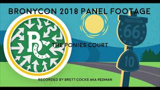 BronyCon 2018 Panel The Ponies Court [upl. by Specht]