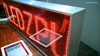 Бегущая строка 3296 WiFi  led signs [upl. by Nalliuq]