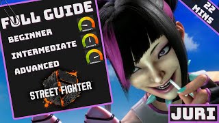 SF6 Juri Guide  How to play Juri in Street Fighter 6 Tutorial [upl. by Ertnom]