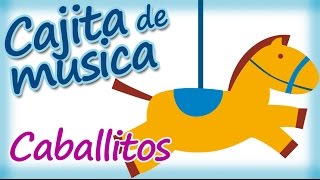 Cajita Musical para dormir y relajar bebés  Caballitos [upl. by Odarbil844]