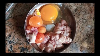 Unlaid chicken eggs amp Meat recipeநாட்டு கோழி [upl. by Hermie964]