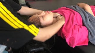 Great Massage and Scratching Moves for Deep Sleep [upl. by Mallen]