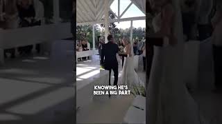 Dad includes bride’s stepdad during her wedding 👏 [upl. by Alegnasor81]