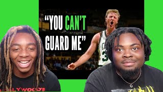 KOBE BYRANT SUPERFAN REACTS quotLarry Bird Trash Talkingquot [upl. by Anomas]