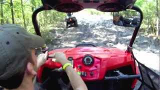 RZR 570 Mud Ride 325 with 28quot Silverbacks [upl. by Upshaw]